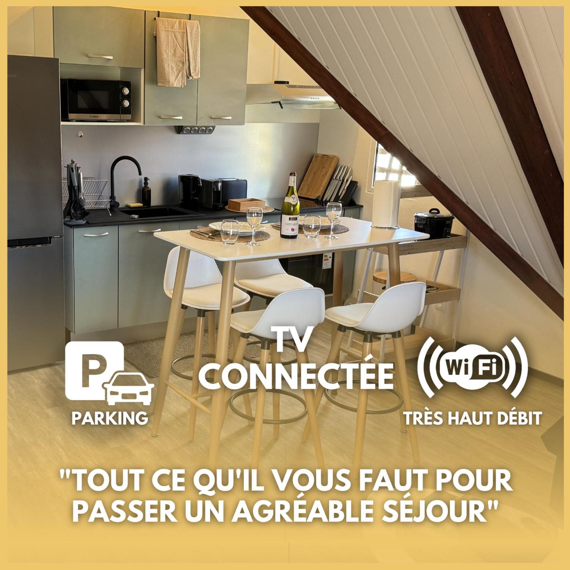 Appartement T2 Le Cosy, Au Coeur De Montjoly, Parking, Clim à Remire-Montjoly Extérieur photo